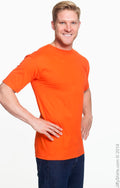 Unisex Cotton Pocket T-Shirt - Bright Orange