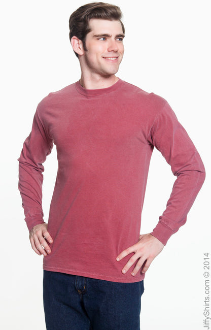 Unisex Heavyweight RS Long-Sleeve T-Shirt - Brick
