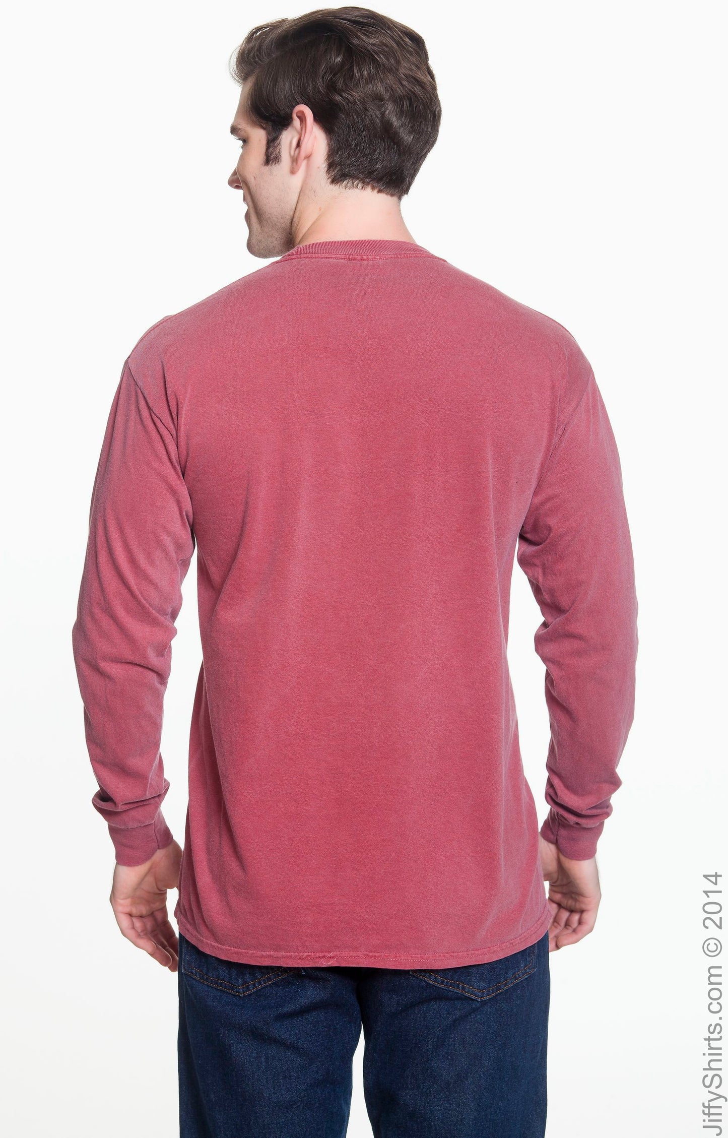 Unisex Heavyweight RS Long-Sleeve T-Shirt - Brick