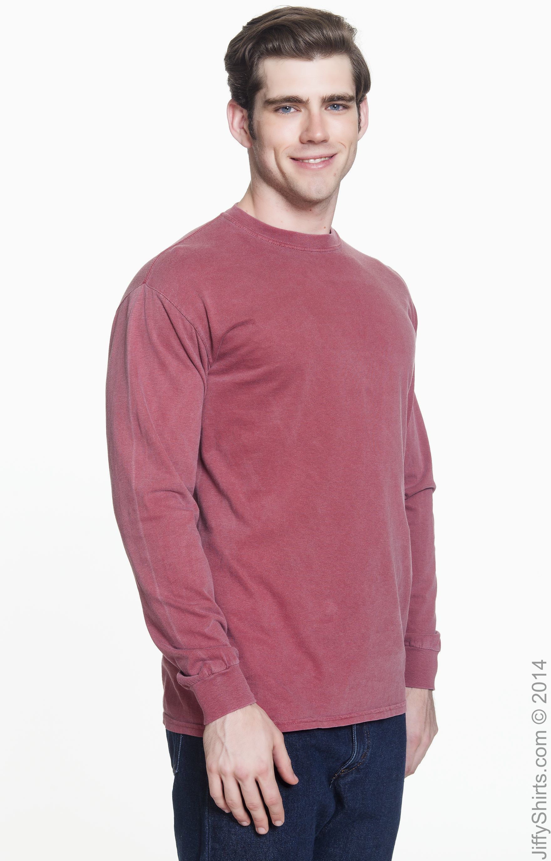 Unisex Heavyweight RS Long-Sleeve T-Shirt - Brick