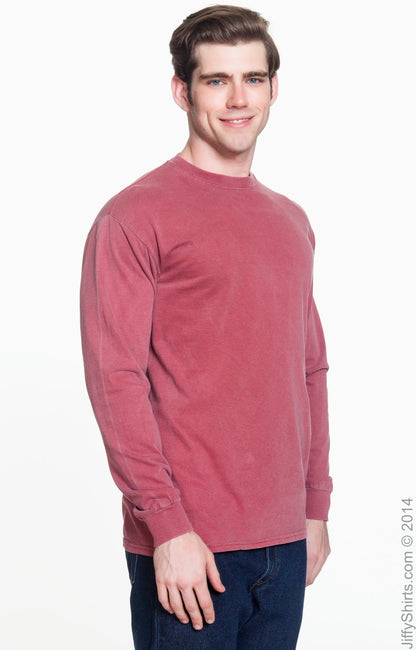 Unisex Heavyweight RS Long-Sleeve T-Shirt - Brick