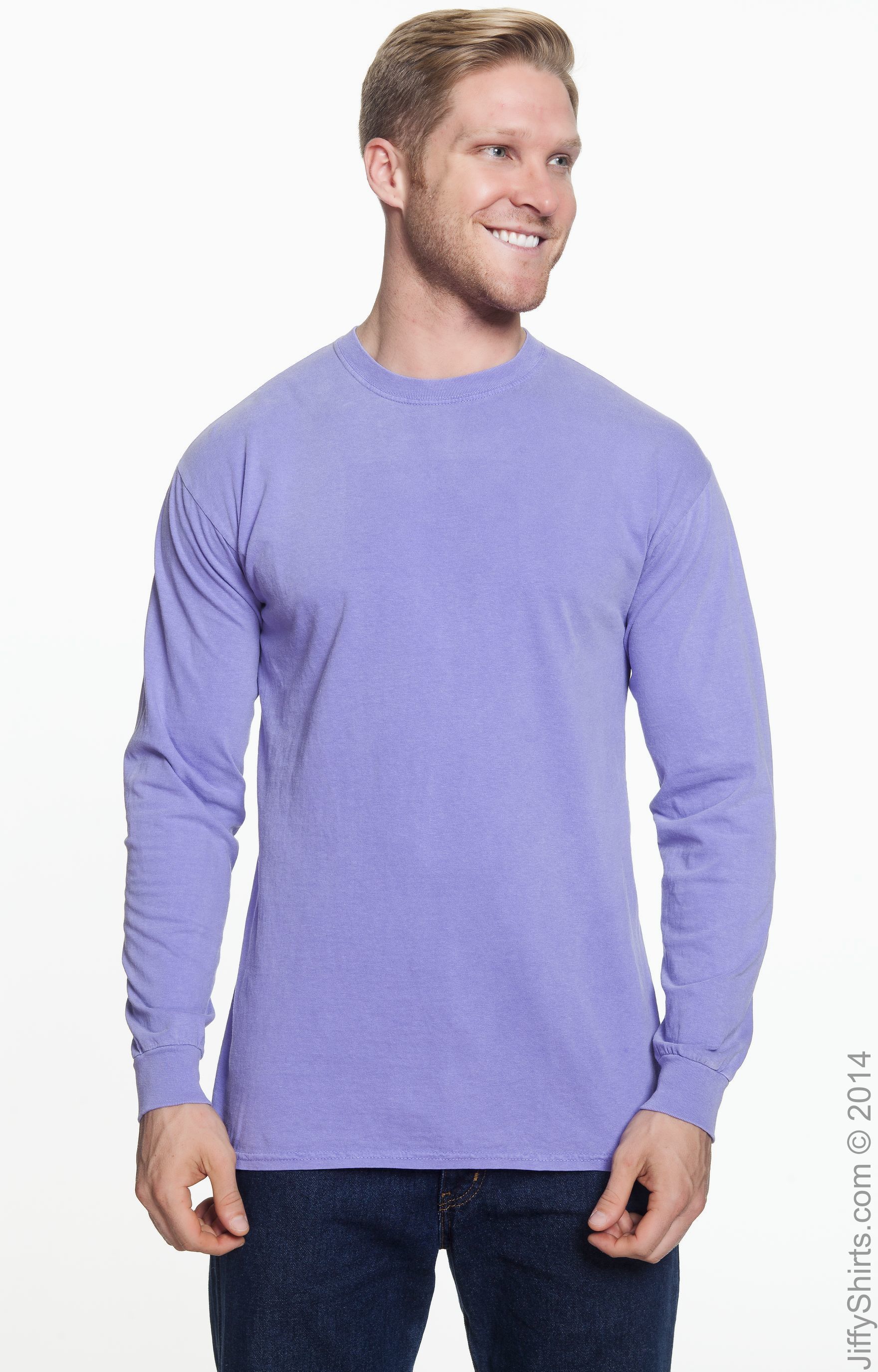 Unisex Heavyweight RS Long-Sleeve T-Shirt - Violet