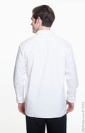 Unisex Long-Sleeve Work Shirt - White