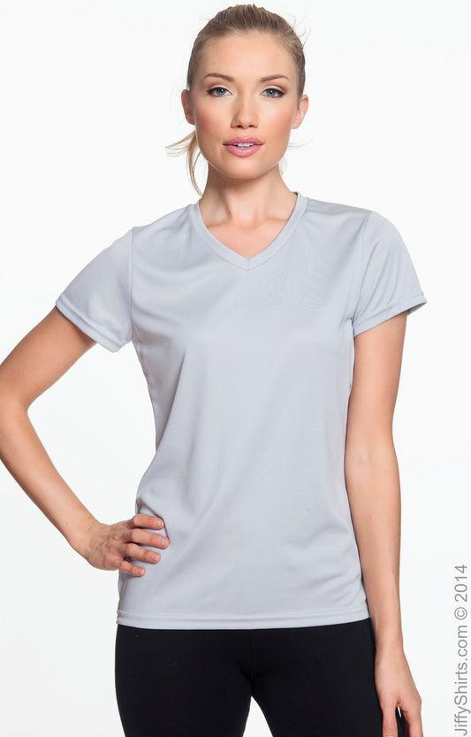 Women's Wicking T-Shirt - Silver