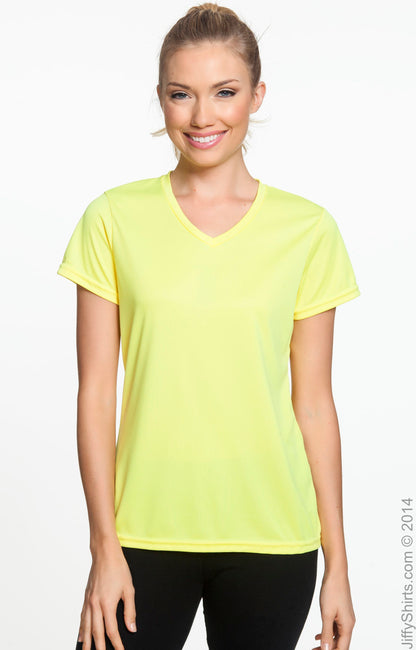 Women's Wicking T-Shirt - Power Yellow