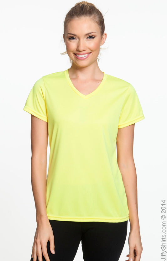 Women's Wicking T-Shirt - Power Yellow