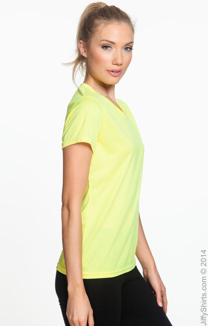 Women's Wicking T-Shirt - Power Yellow