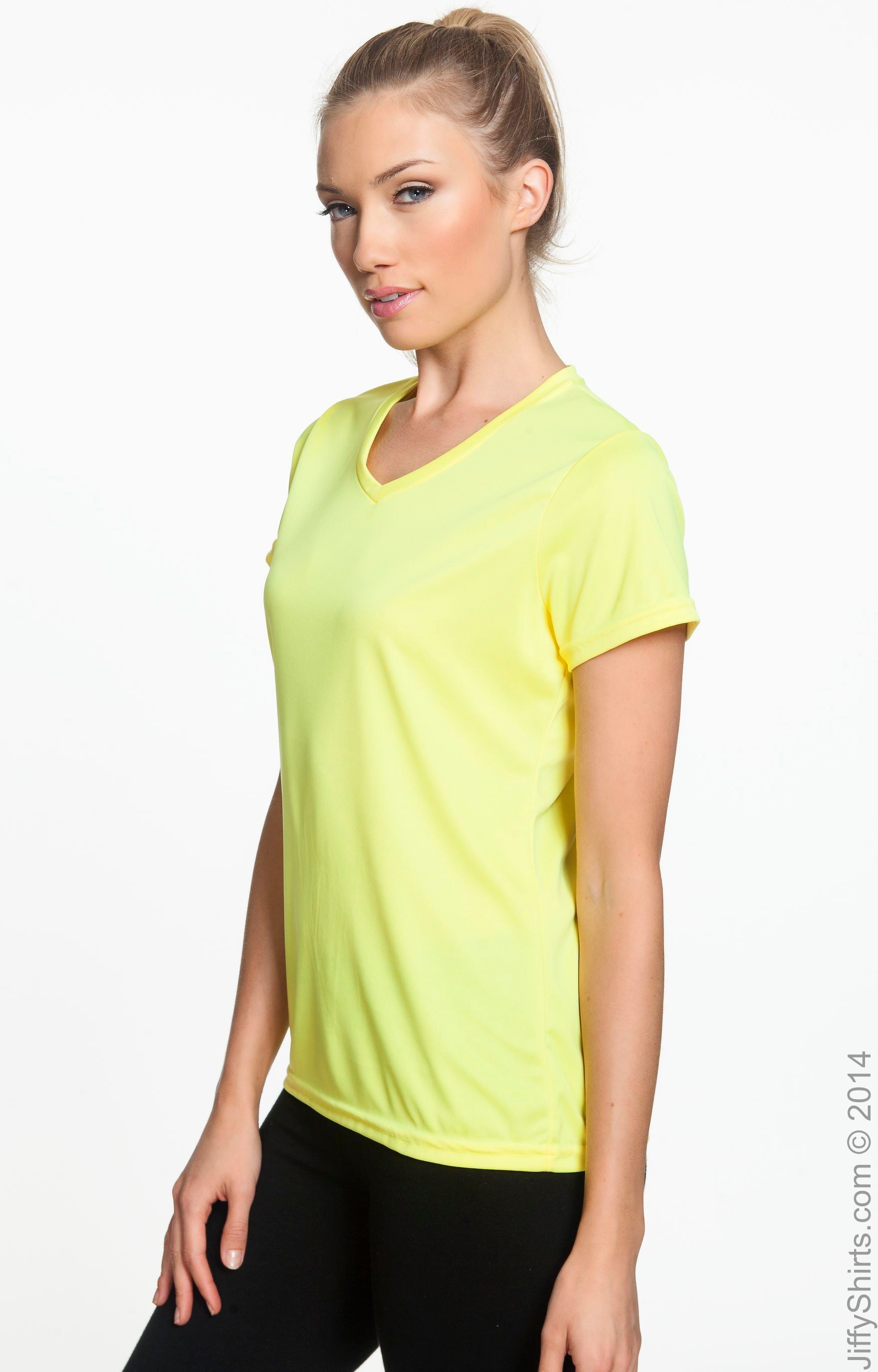 Women's Wicking T-Shirt - Power Yellow
