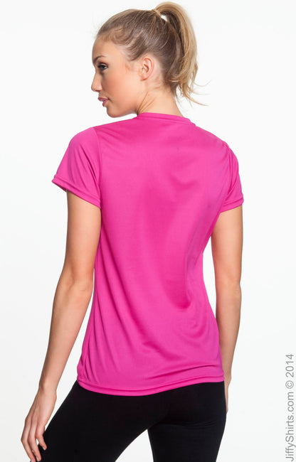 Women's Wicking T-Shirt - Power Pink