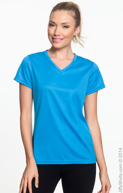 Women's Wicking T-Shirt - Power Blue