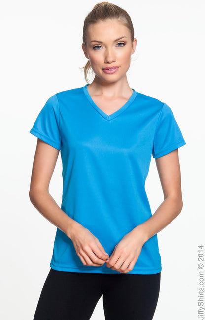 Women's Wicking T-Shirt - Power Blue