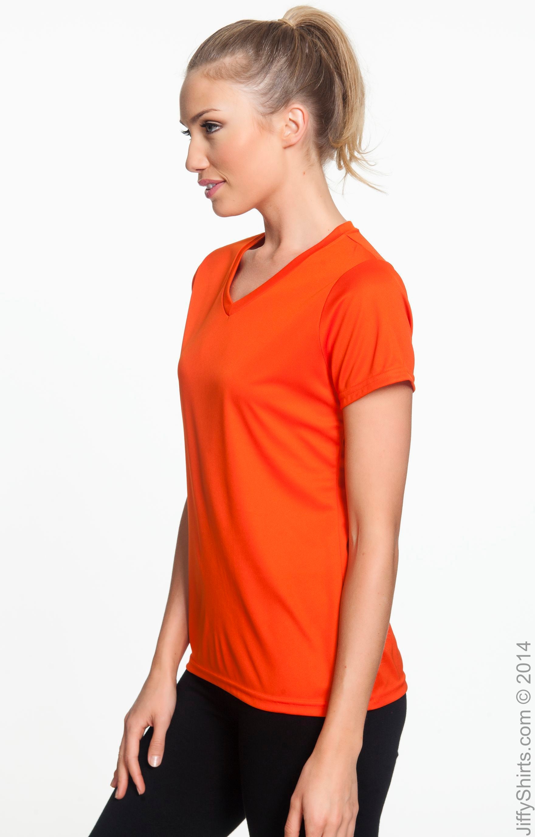 Women's Wicking T-Shirt - Orange