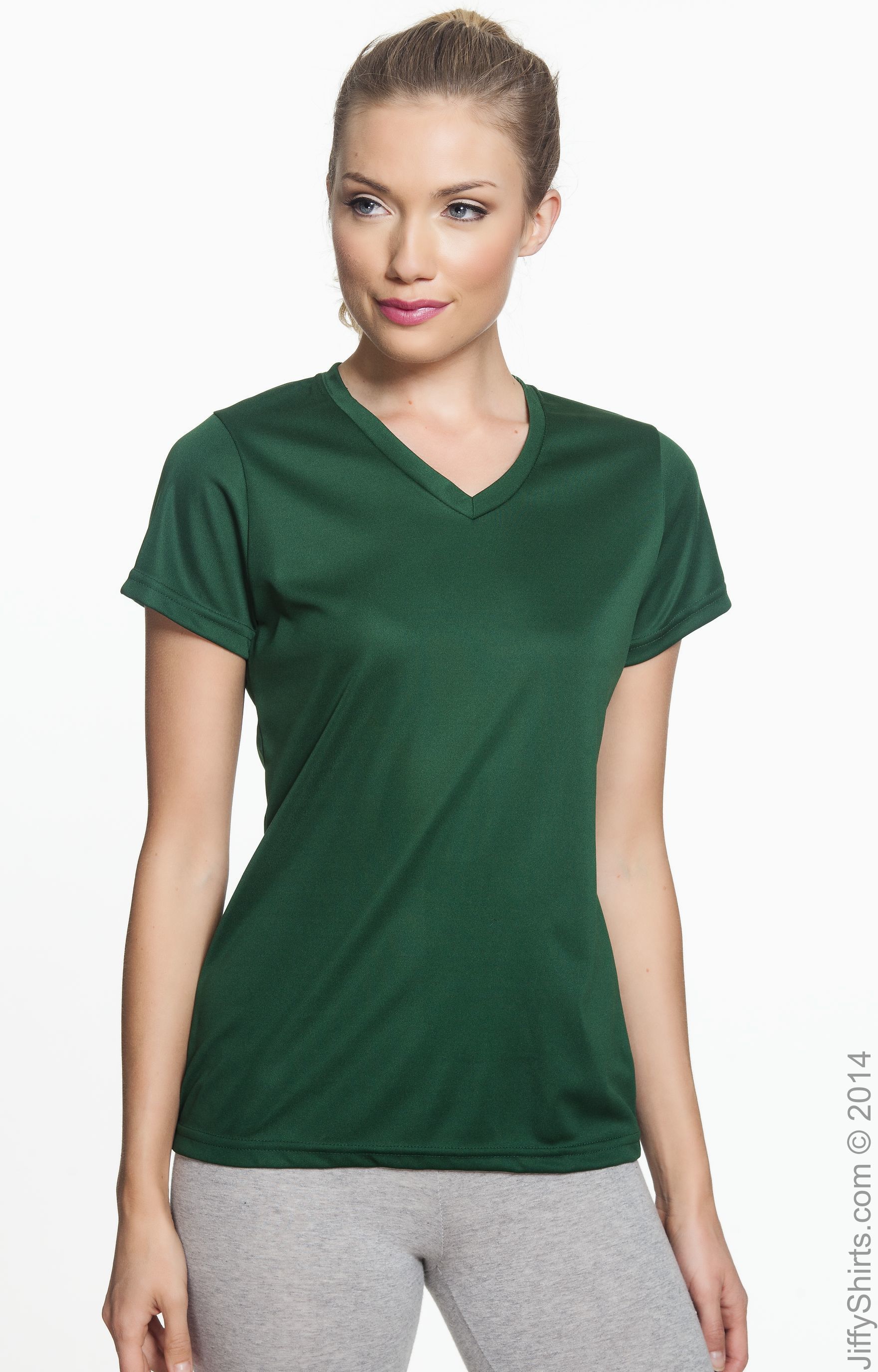 Women's Wicking T-Shirt - Dark Green