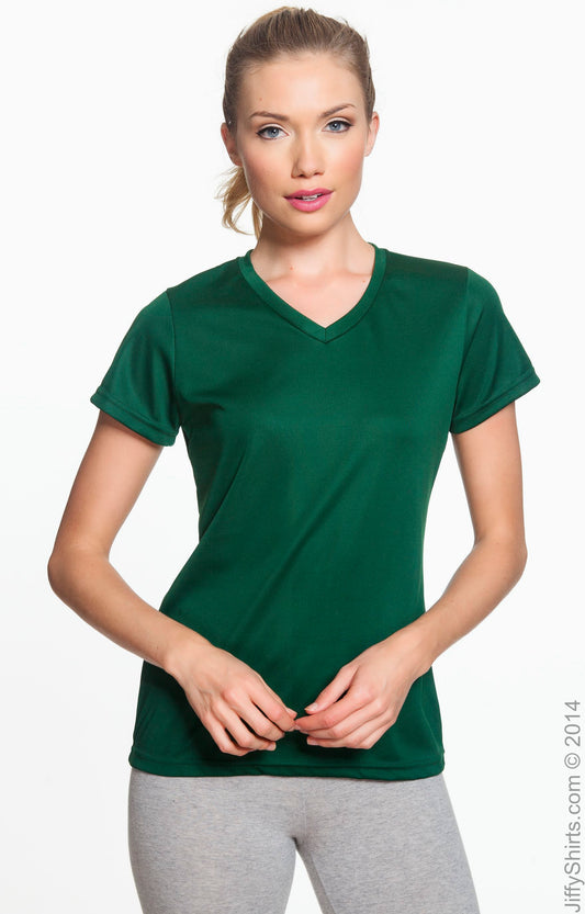 Women's Wicking T-Shirt - Dark Green