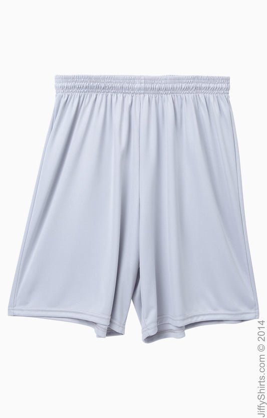 Unisex 7" Inseam Cooling Performance Shorts - Silver