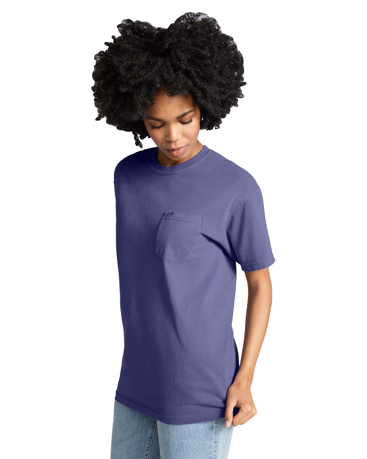 Unisex Heavyweight RS Pocket T-Shirt - Grape