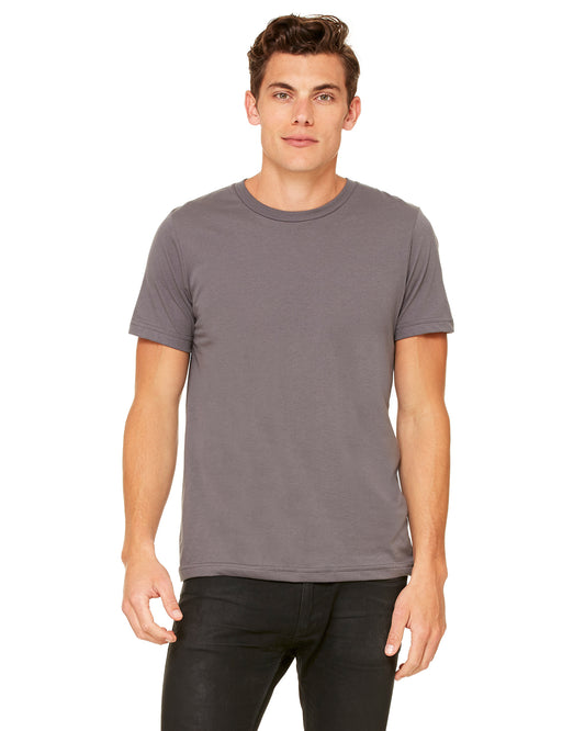 Unisex Poly-Cotton Short-Sleeve T-Shirt - Asphalt