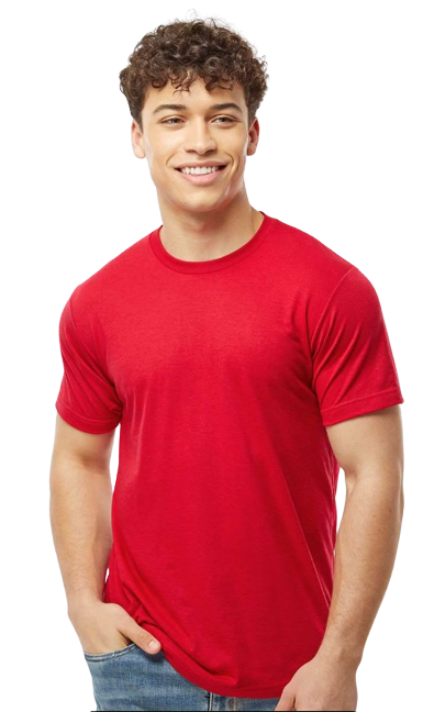 Unisex Poly-Rich Tee - Red