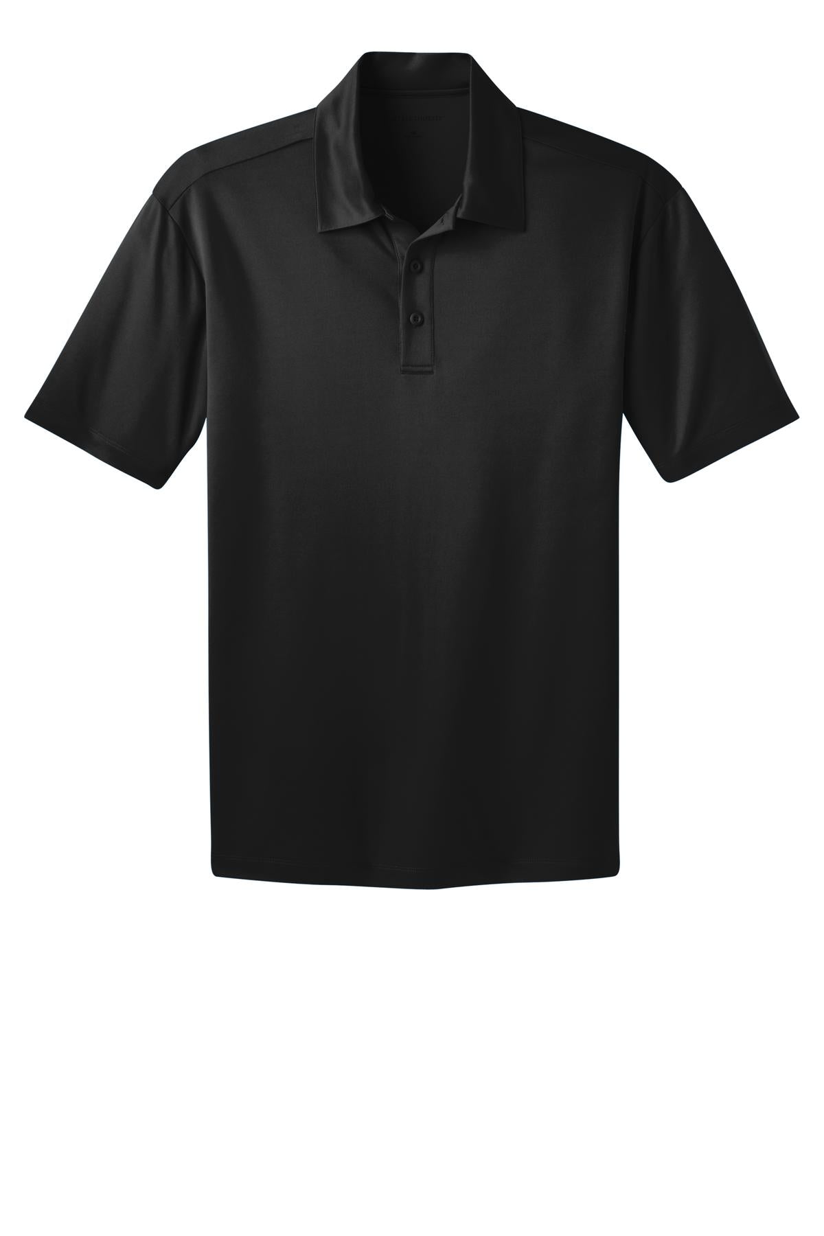 Unisex Silk Touch Performance Polo - Black