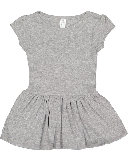 Infant Baby Rib Dress - Heather