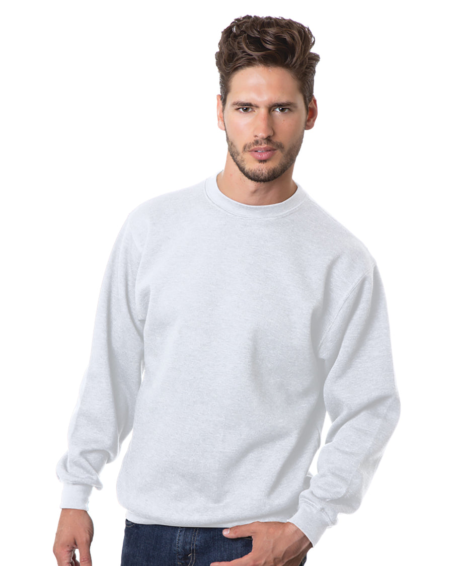 Unisex 80/20 Heavyweight Crewneck Sweatshirt - White