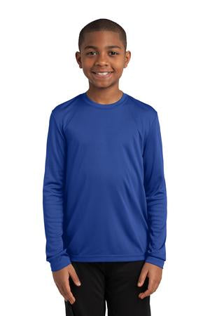 Youth Long Sleeve PosiCharge Competitor Tee - True Royal