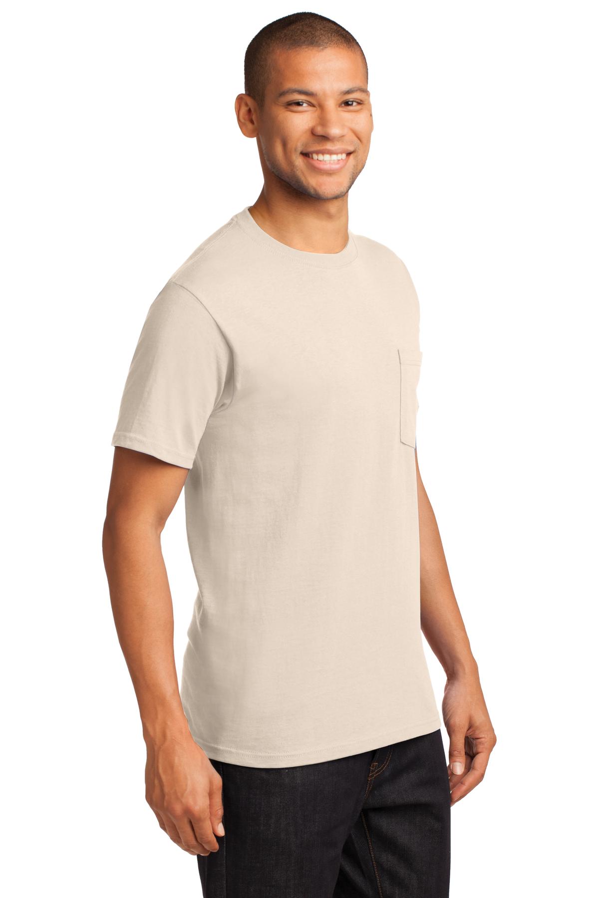 Unisex Essential Pocket Tee - Natural