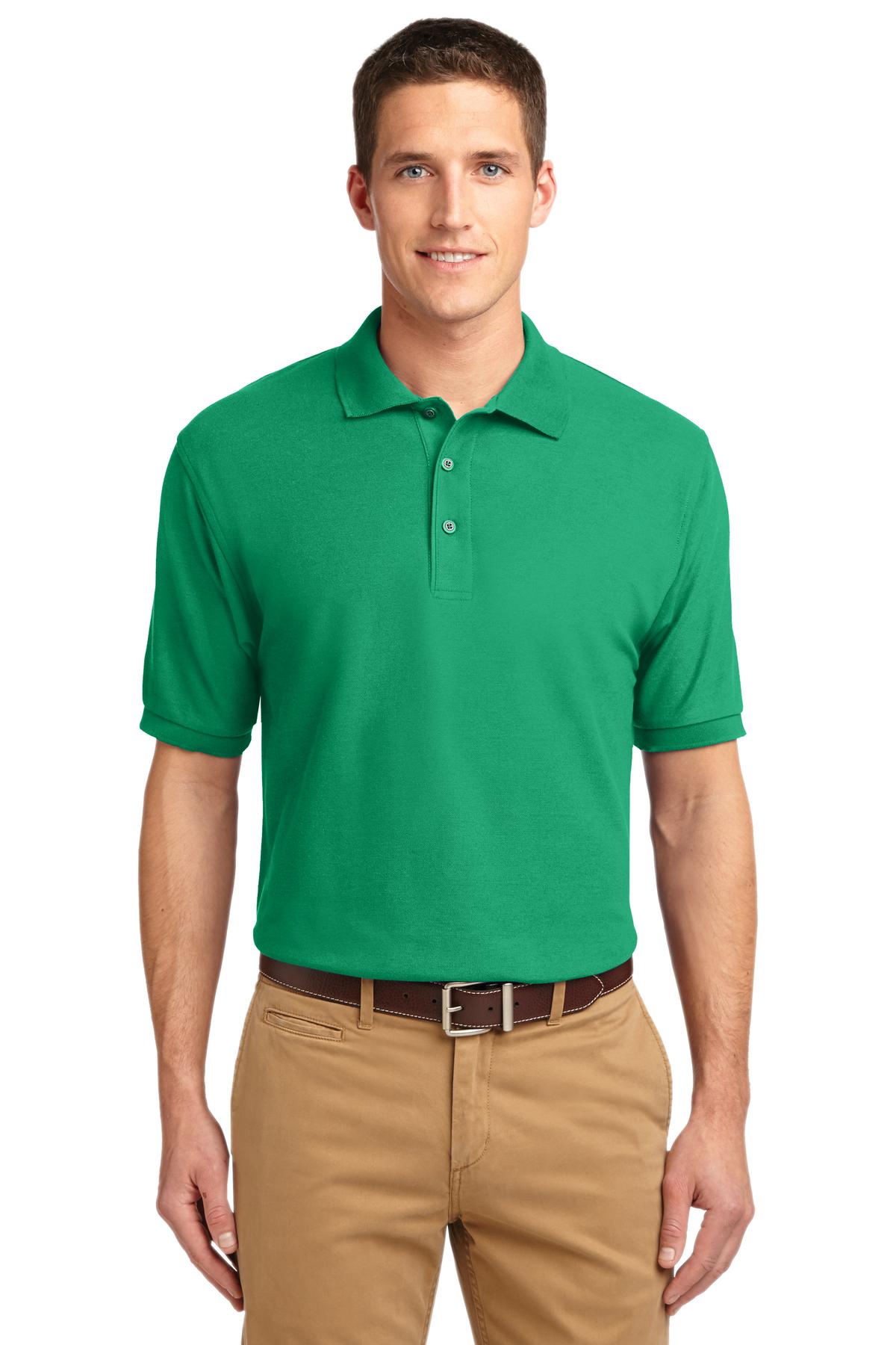 Unisex Silk Touch Polo - Court Green