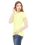 Women's Cotton/Polyester Tee - Neon Yellow