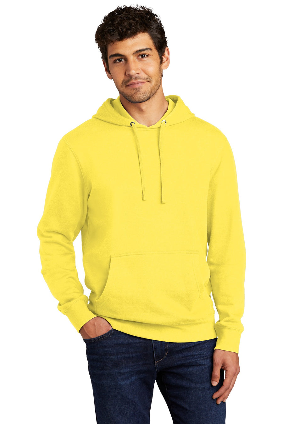 Unisex V.I.T. Fleece Hoodie - Light Yellow