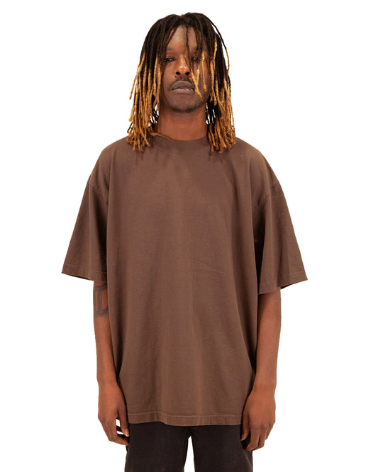 Garment-Dyed Crewneck T-Shirt - Mocha