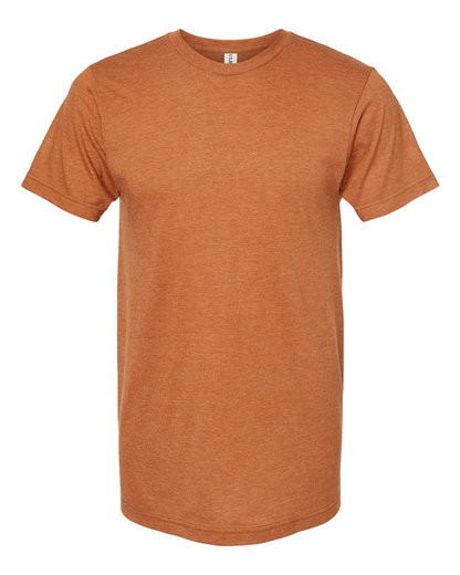 Unisex Fine Jersey Tee - Heather Rust