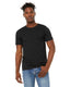 Bella + Canvas 3301C - Unisex Sueded T-Shirt - Heather Black