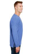 Unisex Heavyweight RS Oversized Long-Sleeve T-Shirt - Flo Blue