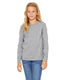 Bella + Canvas 3501YCVC - Youth Heather CVC Long Sleeve Tee - Heather Athletic