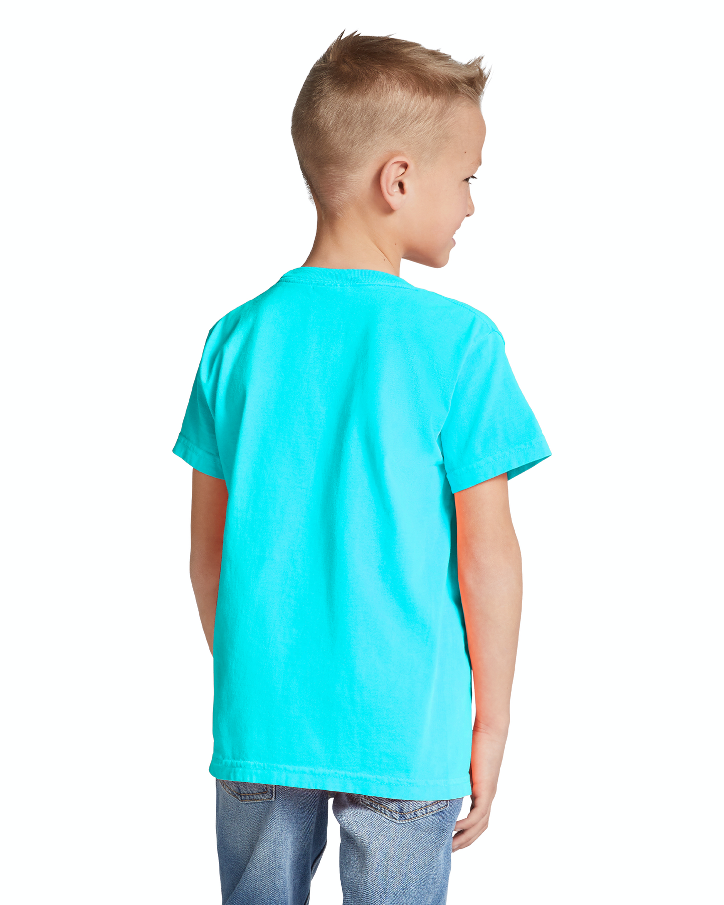 Youth Midweight RS T-Shirt - Lagoon Blue