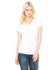 Bella + Canvas B6005 - Women's Jersey Short-Sleeve V-Neck T-Shirt - White