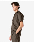 Unisex Short-Sleeve Work Shirt - MUSHROOM
