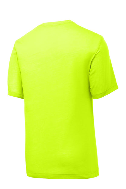 Unisex PosiCharge Competitor Cotton Touch Tee - Neon Yellow