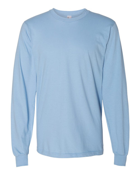 Unisex Fine Jersey Long-Sleeve T-Shirt - Baby Blue