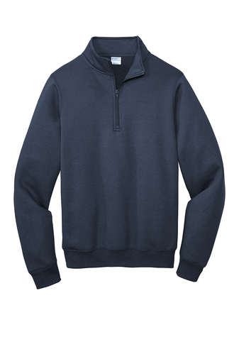 Unisex Core Fleece 1/4-Zip Pullover Sweatshirt - Navy