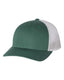Richardson 115J1 - Low Pro Trucker Cap - Heather Dark Green / Silver