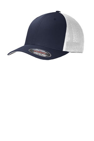 Flexfit Mesh Back Cap - True Navy / White