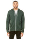 Bella + Canvas 3739 - Unisex Poly-Cotton Sponge Fleece Full-Zip Hoodie - Heather Forest