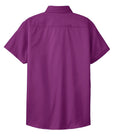 Women's Short Sleeve Easy Care Shirt - Deep Berry