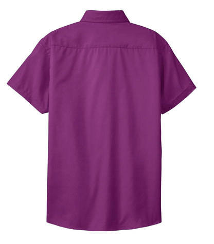 Women's Short Sleeve Easy Care Shirt - Deep Berry