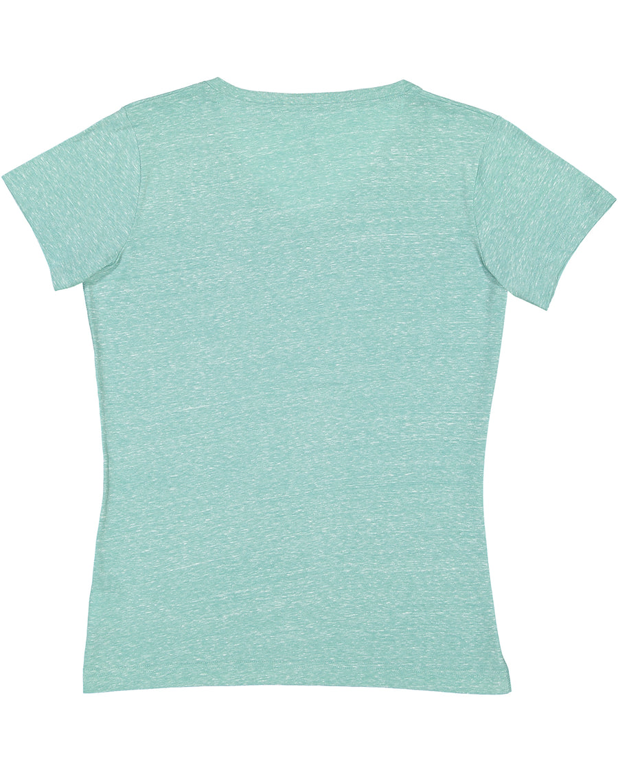 Women's Harborside Melange V-Neck T-Shirt - Saltwater Melange