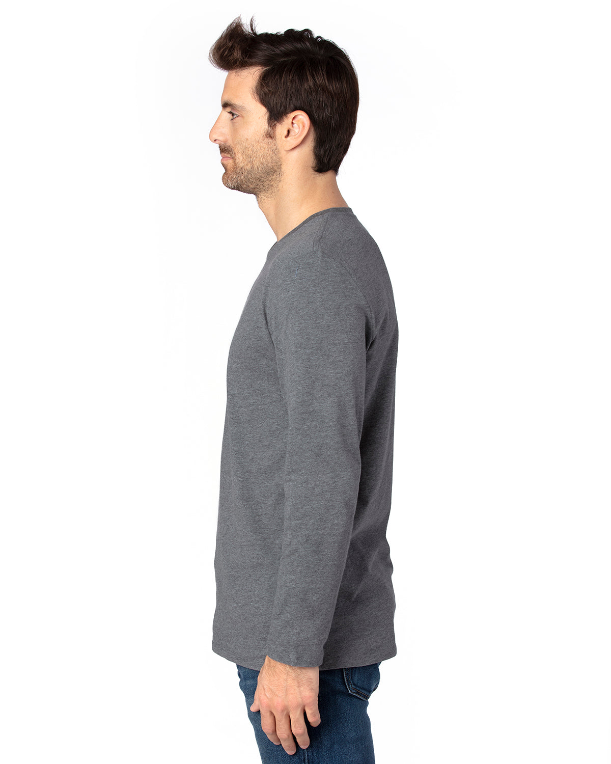 Unisex Ultimate Long-Sleeve T-Shirt - Charcoal Heather