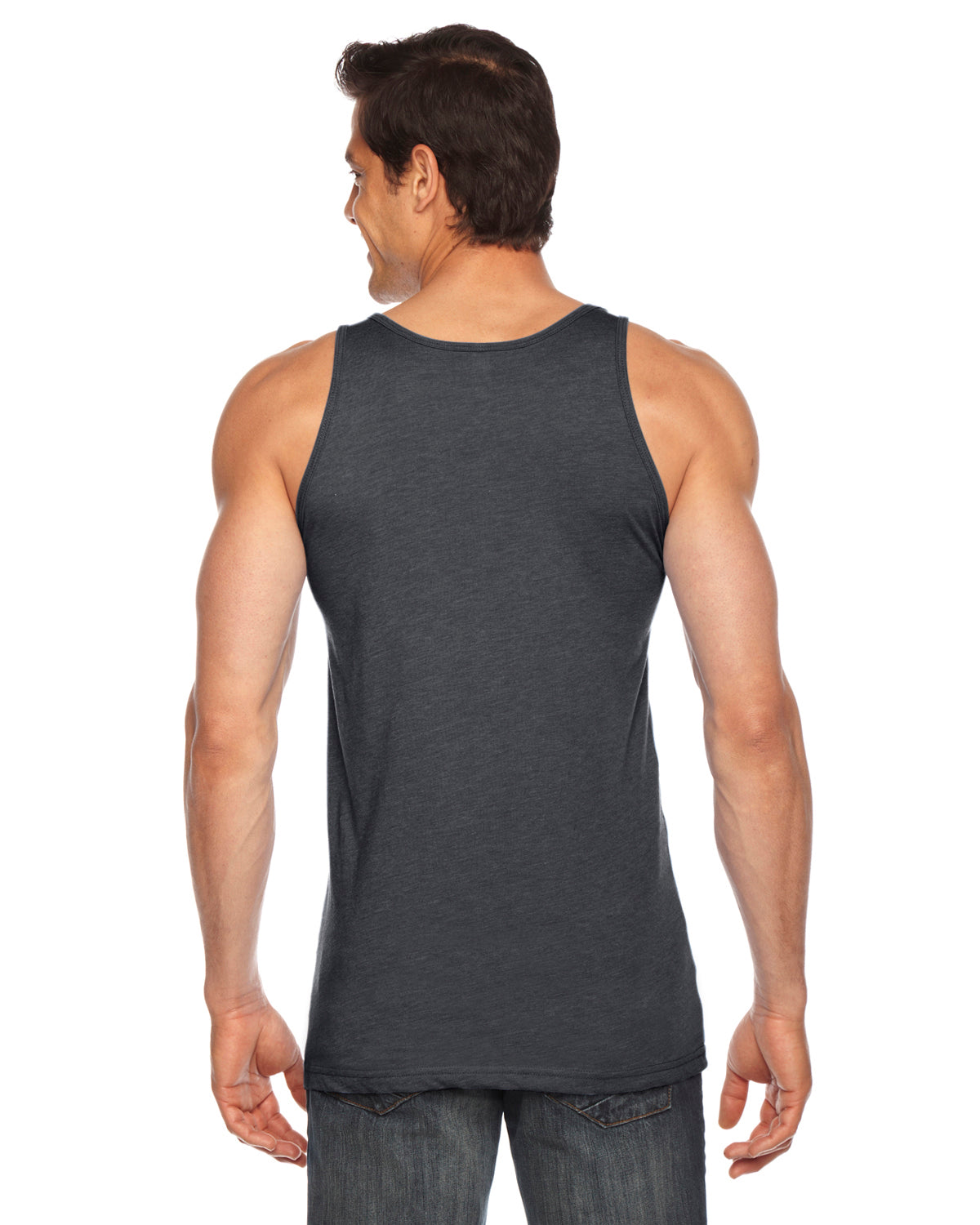 Unisex Poly-Cotton Tank - Asphalt