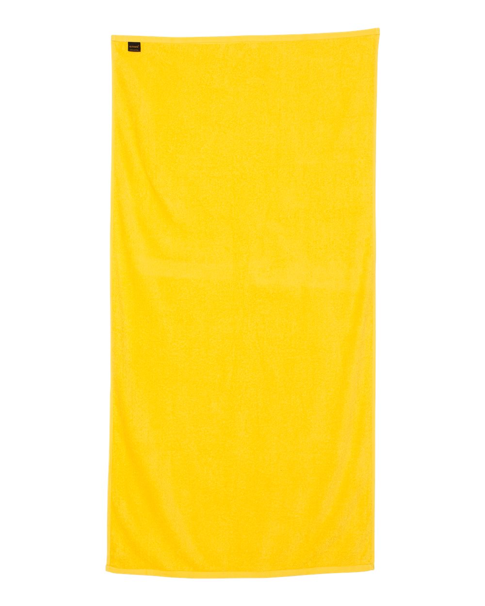 Velour Beach Towel - Yellow